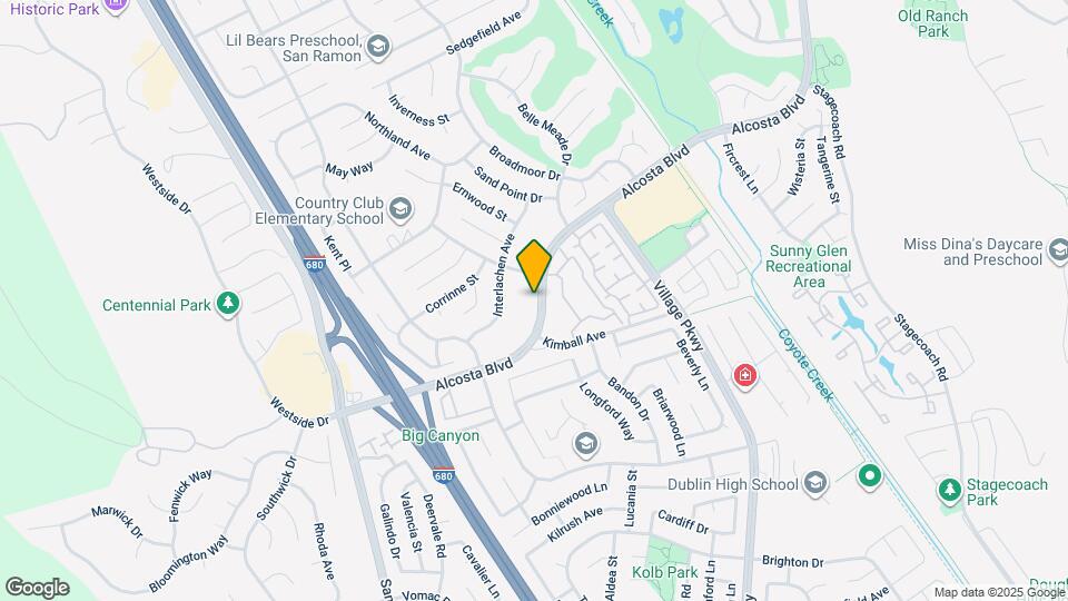 9025 Alcosta Blvd Map and Location Details