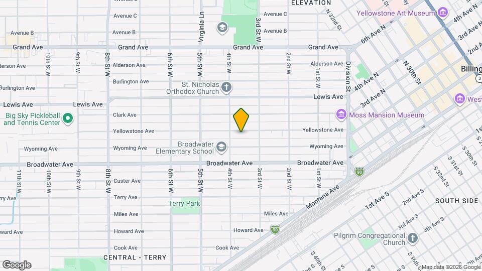 334 Yellowstone Ave Map and Location Details