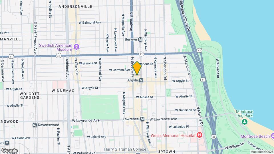5035 N Broadway St, Unit 2A Mapa y Detalles de la Ubicación