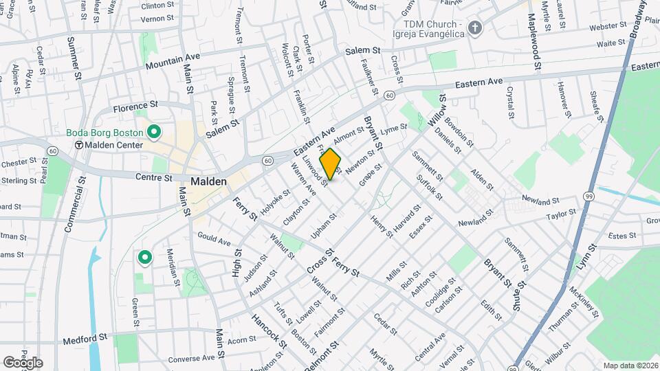 60 Linwood St, Unit 2 Mapa y Detalles de la Ubicación