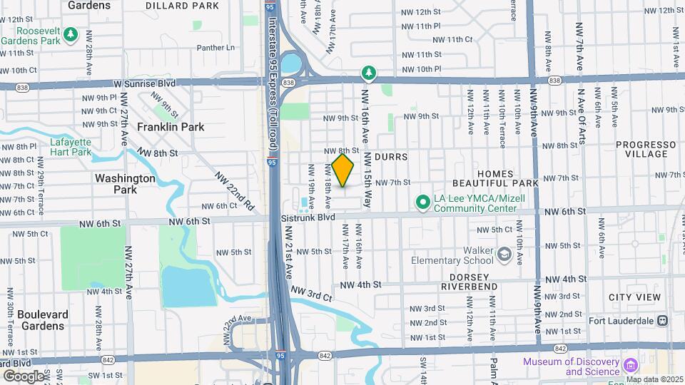 631 NW 17th Ave Map and Location Details