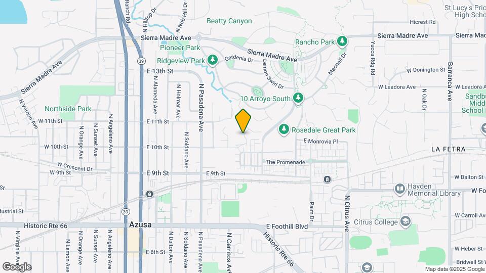 1019 Lakeview Terrace Map and Location Details