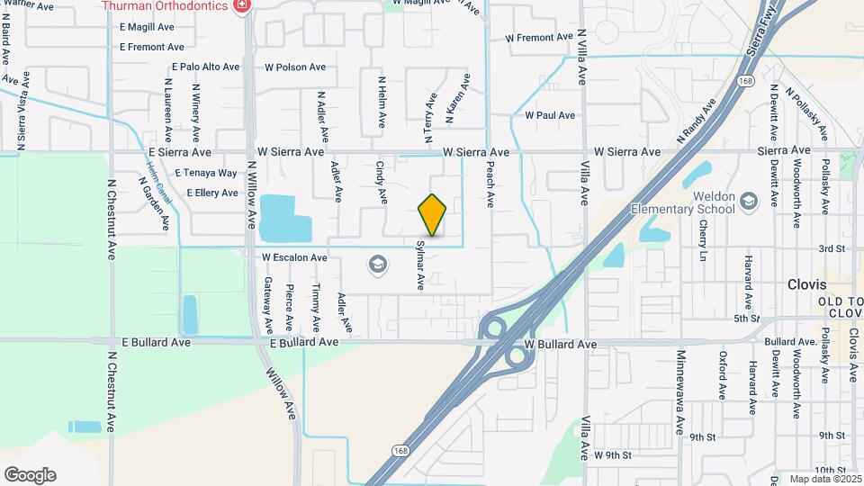 510 W Escalon Ave Map and Location Details