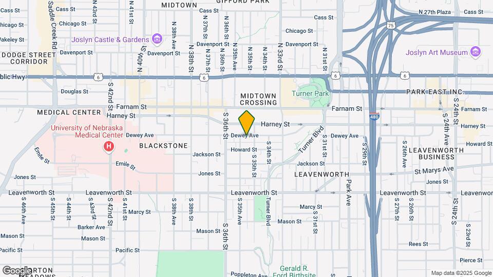 3513 Dewey Ave Map and Location Details