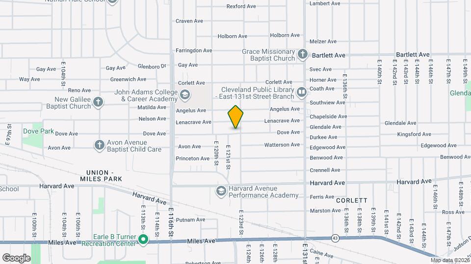 3908 E 123rd St Map and Location Details