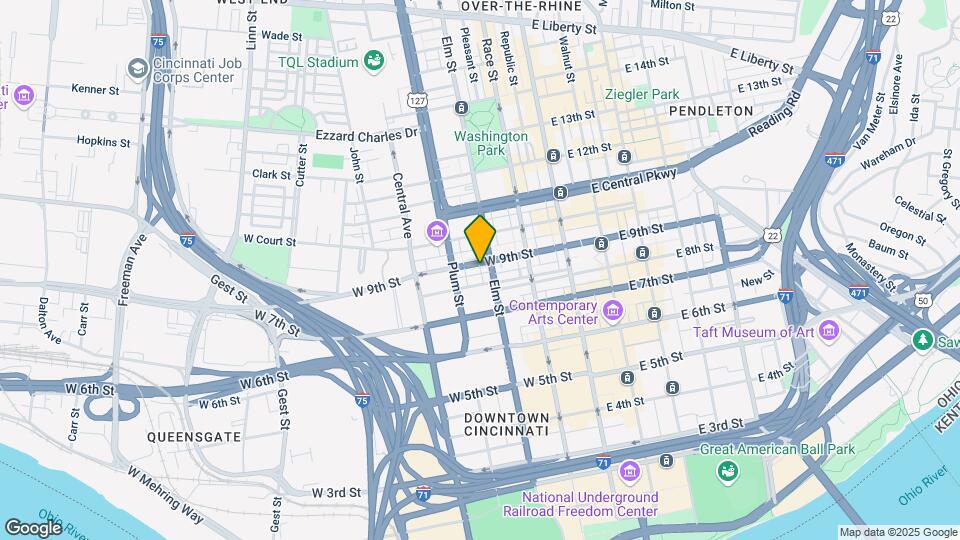 211 W 9th St Map and Location Details