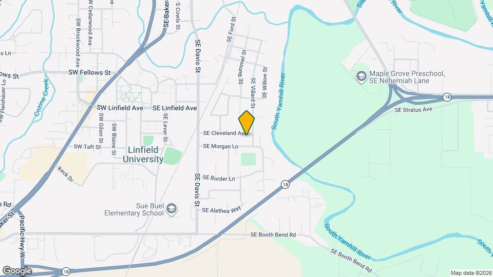 744 SE Cleveland Ave Map and Location Details