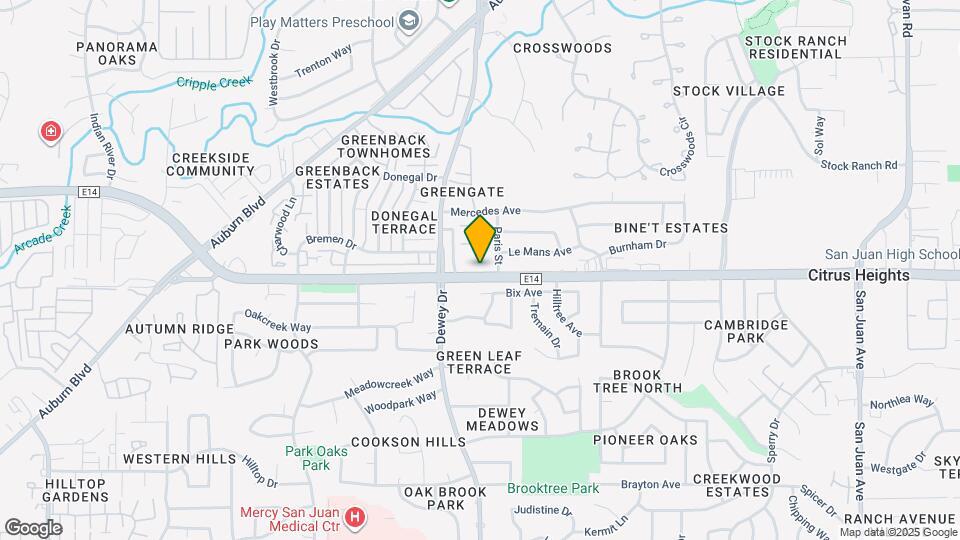 6693 Greenback Ln Mapa y Detalles de la Ubicación