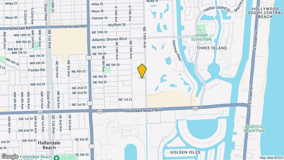 301 NE 14th Ave, Unit 701 Map and Location Details