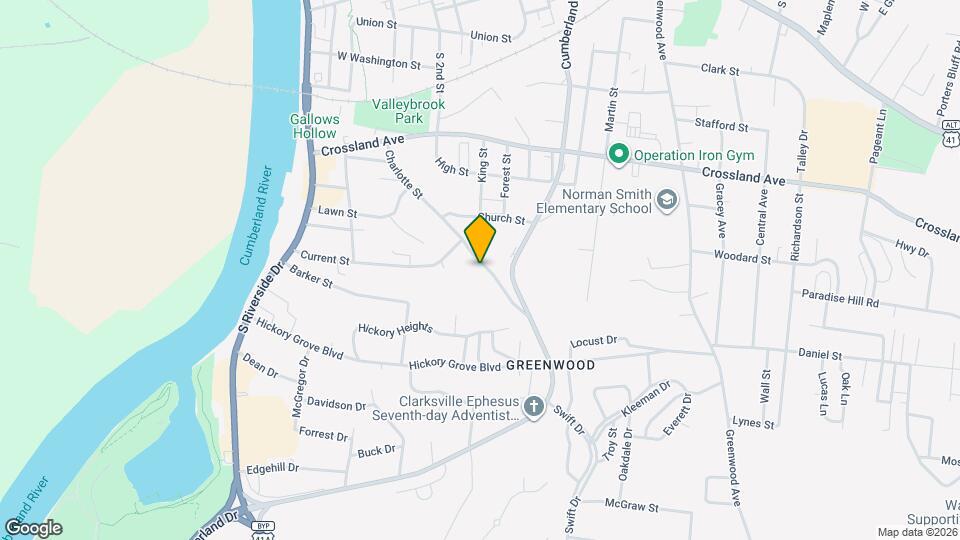 960 Charlotte St Map and Location Details