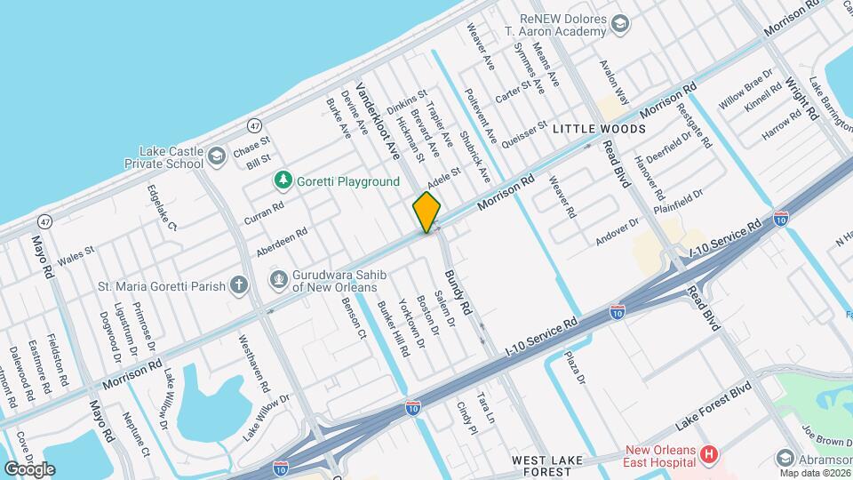 9110 Morrison Rd, Unit 9110 Morrison Road Map and Location Details