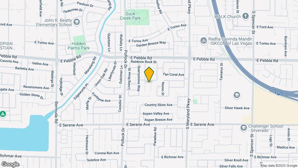 9099 Lava Bluff Ct Map and Location Details