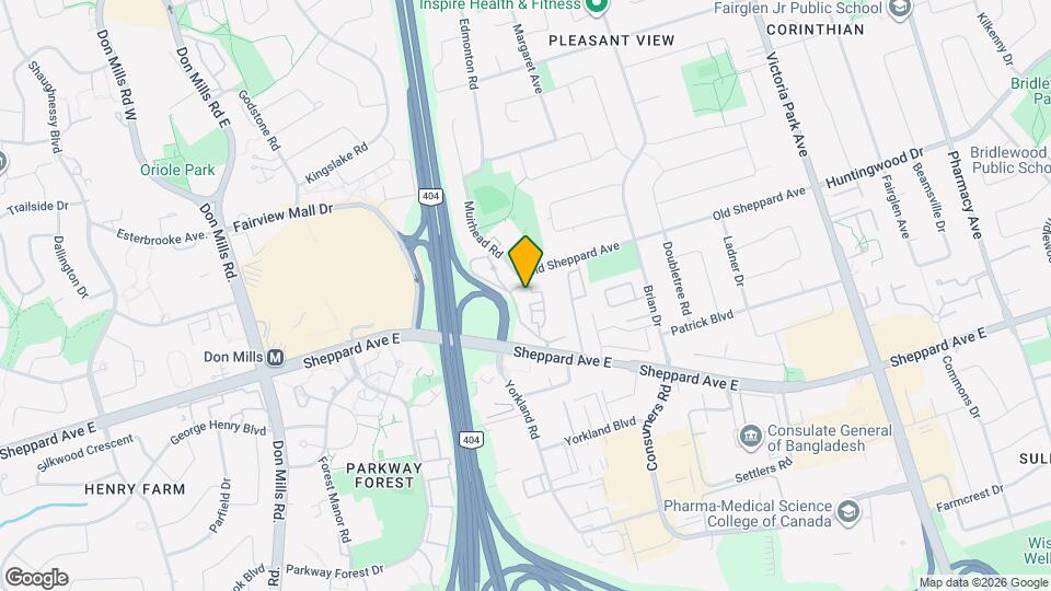 5 Old Sheppard Ave Map and Location Details