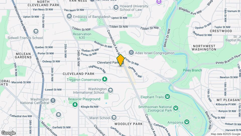 2808 Ordway St NW Map and Location Details