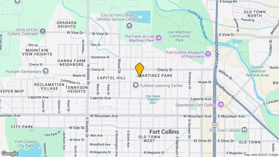 307 N Loomis Ave Map and Location Details