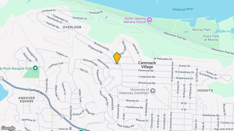 1628 Pine Valley Rd Map and Location Details