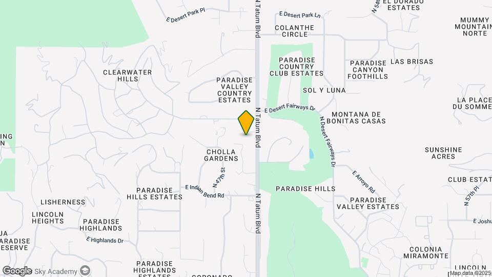 4819 E Hummingbird Ln Map and Location Details