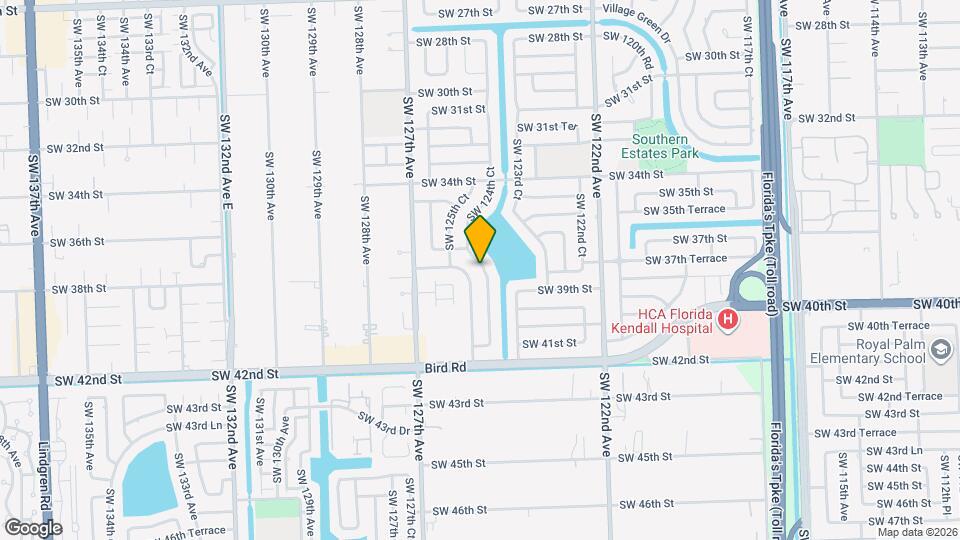 3740 SW 124th Ct, Unit Efficiency Map and Location Details