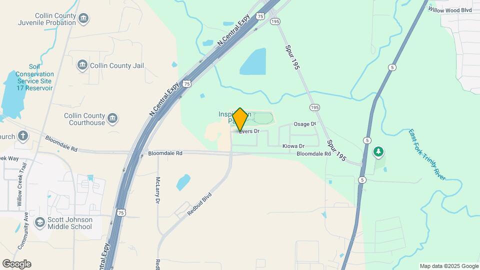 1209 Evers Dr Mapa y Detalles de la Ubicación