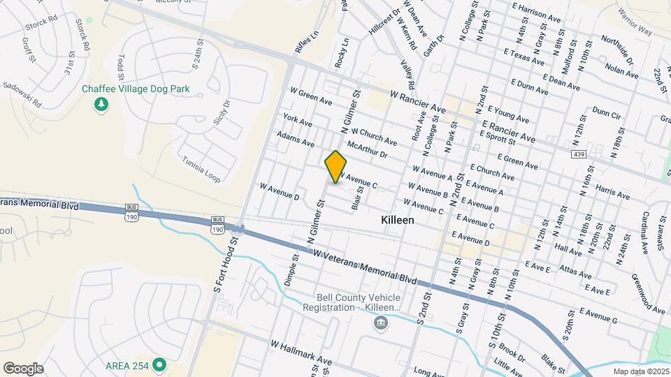 306 N Gilmer St Map and Location Details