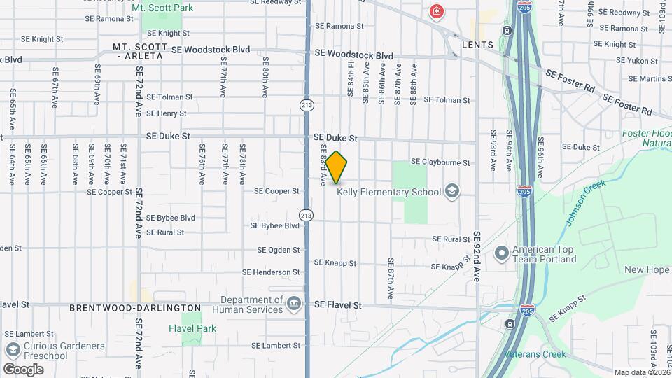 6721 SE 84th Ave Map and Location Details