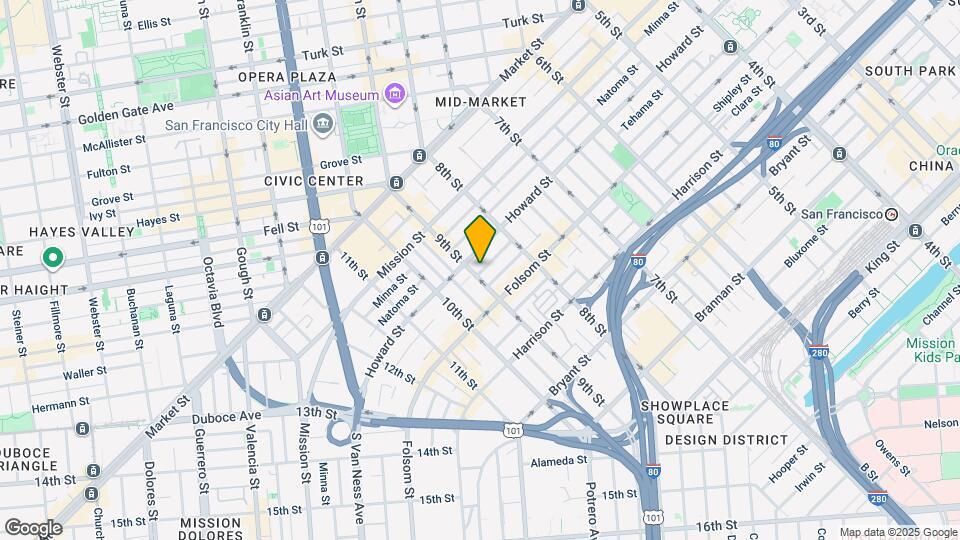 223-225 9th St Map and Location Details