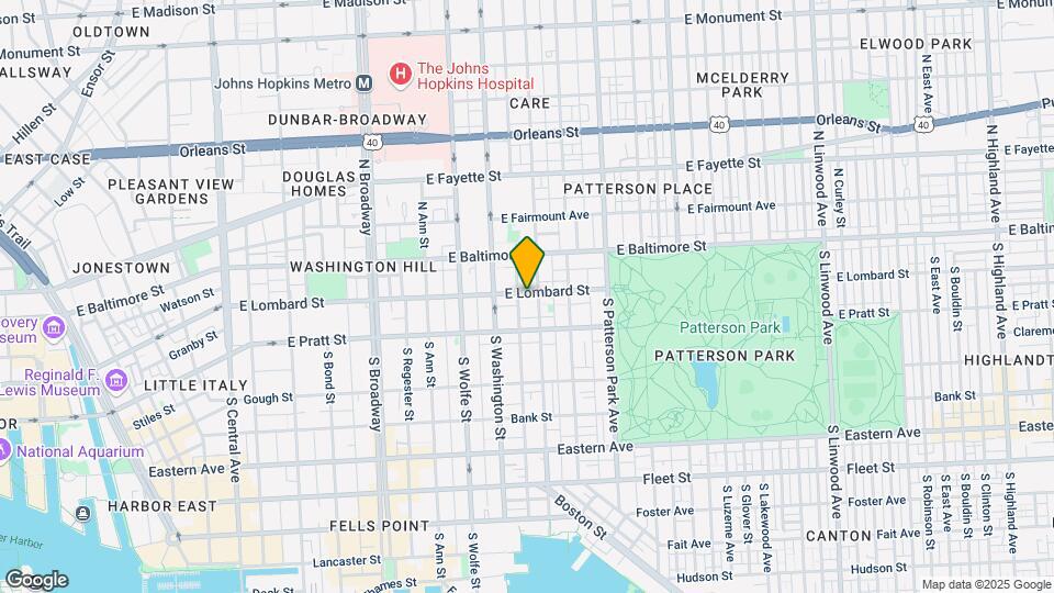 2039 E Lombard St Map and Location Details