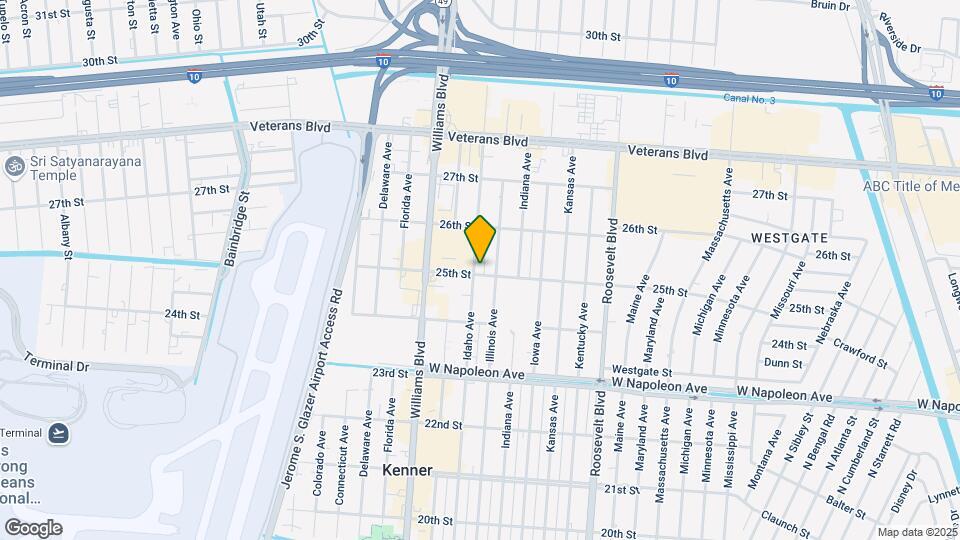 2500 Idaho Ave Map and Location Details