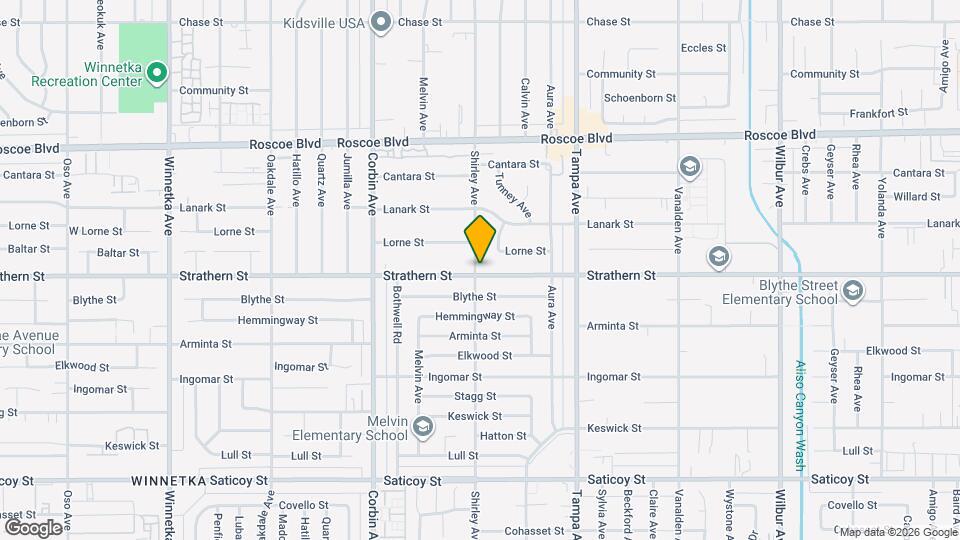 19453 Strathern St Map and Location Details