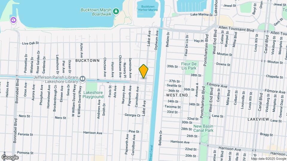 211 W Esplanade Ave Mapa y Detalles de la Ubicación