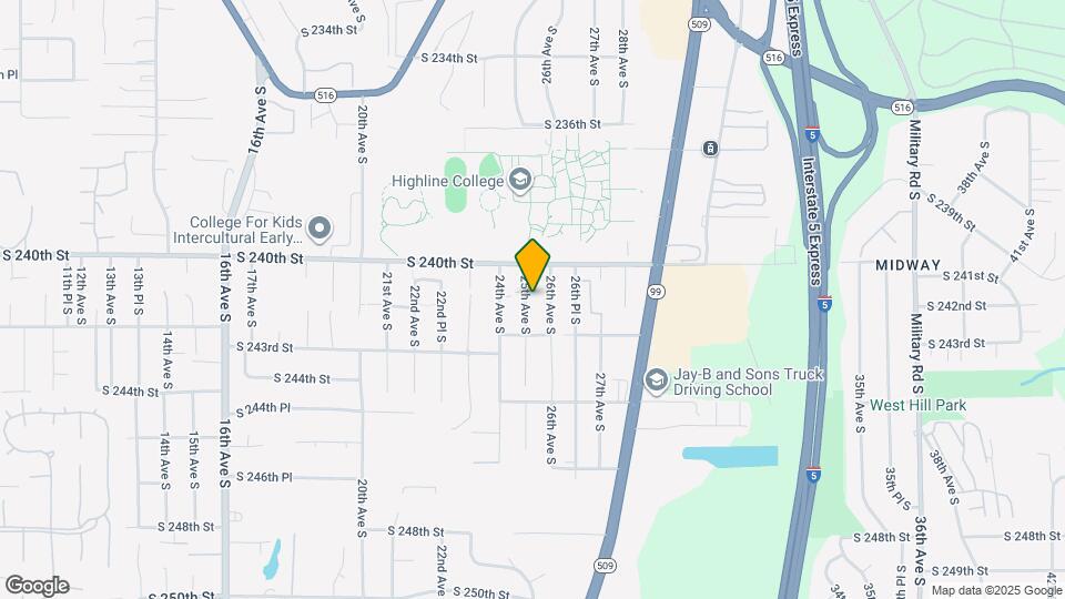 24028 25th Ave S Map and Location Details