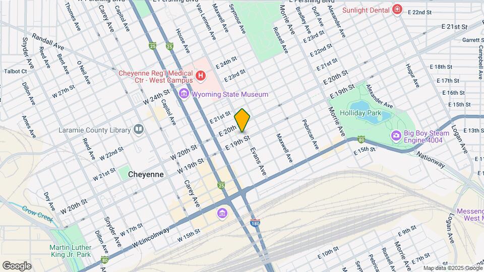 322 E 19th St Map and Location Details
