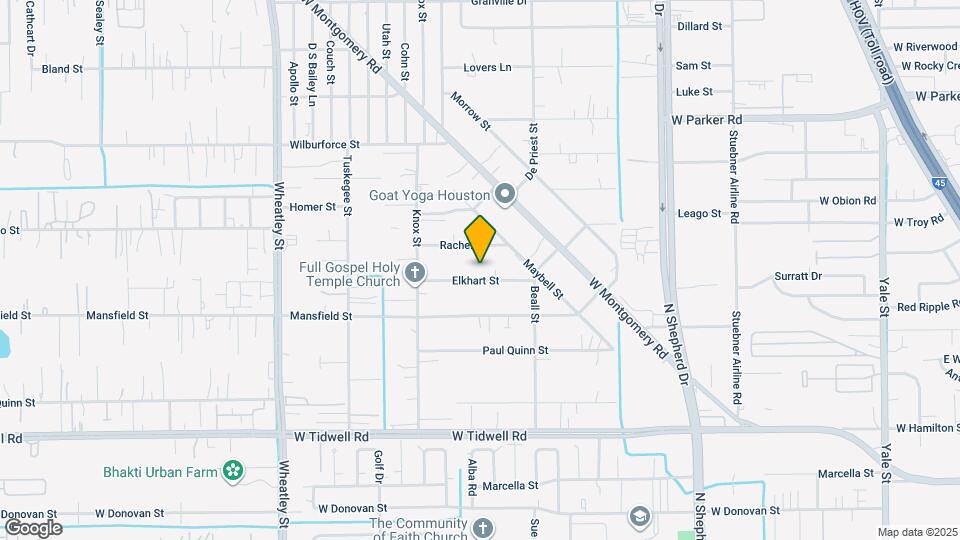 834 Elkhart St Map and Location Details