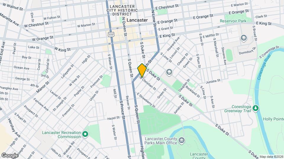324 S Christian St Mapa y Detalles de la Ubicación