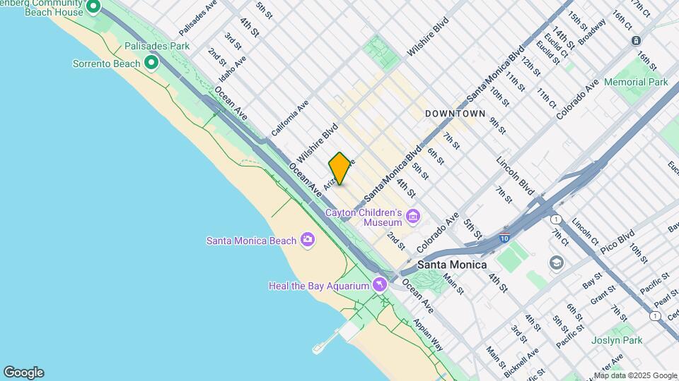 Chelsea Santa Monica Map and Location Details