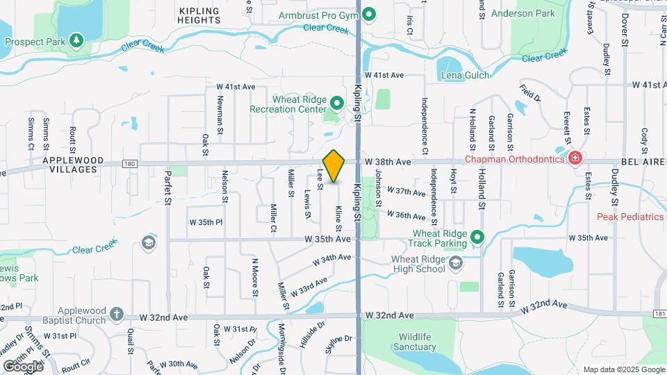 3685 Kline St Map and Location Details