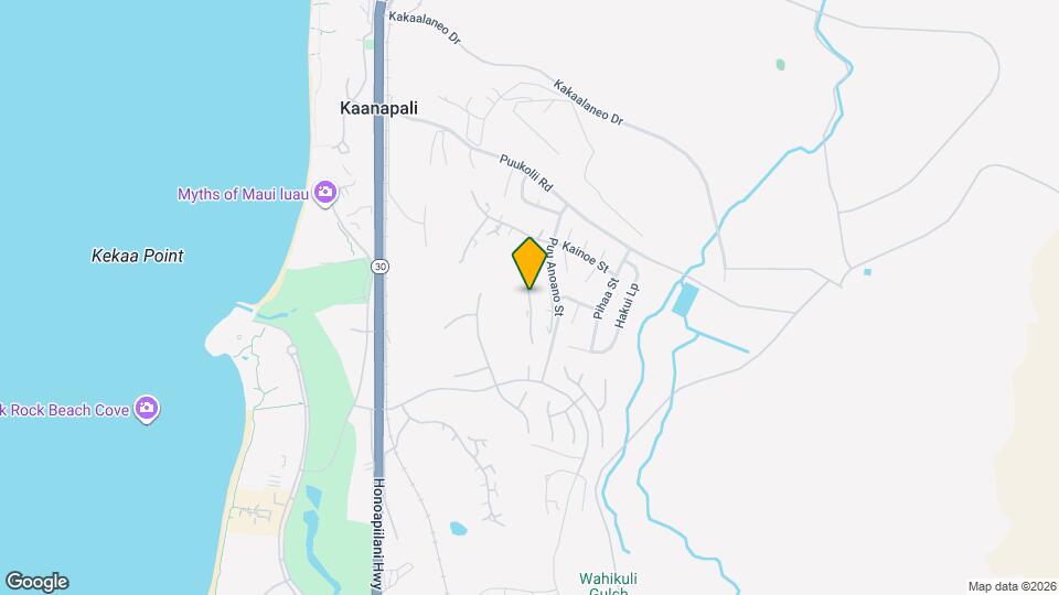 50 Puu Anoano St Map and Location Details