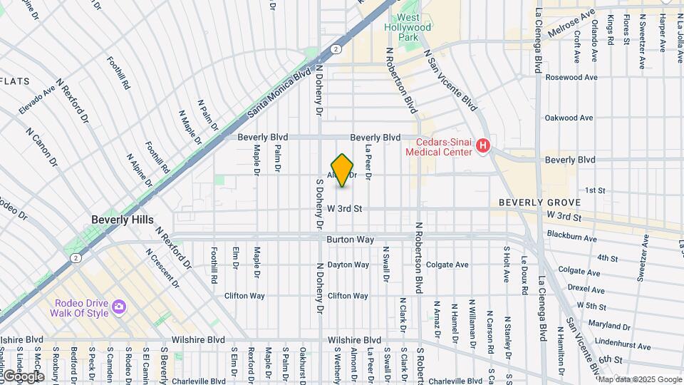 126 S Wetherly Dr Map and Location Details