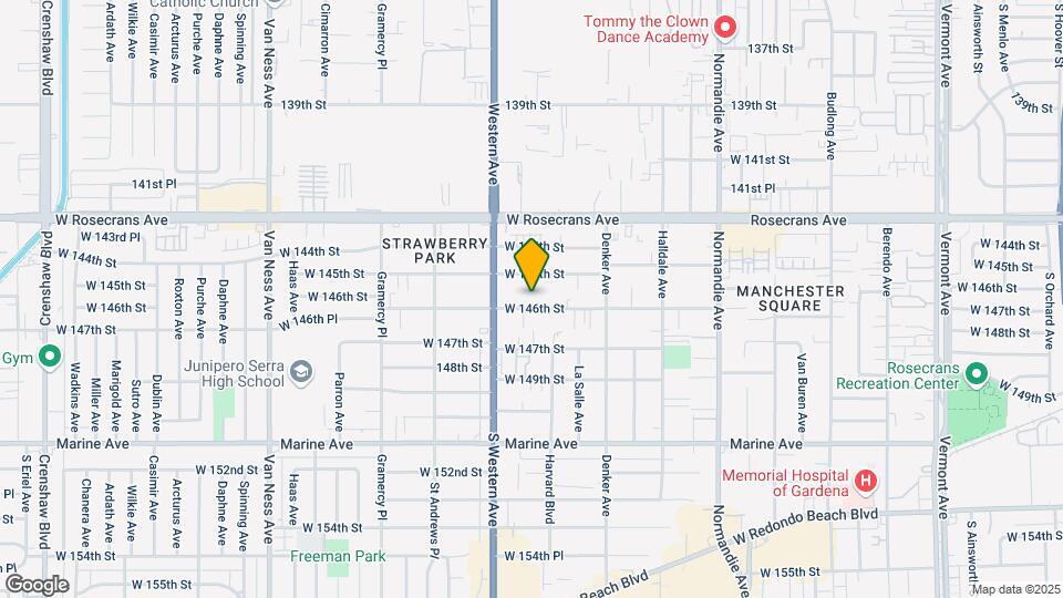1723 W 146th St Map and Location Details