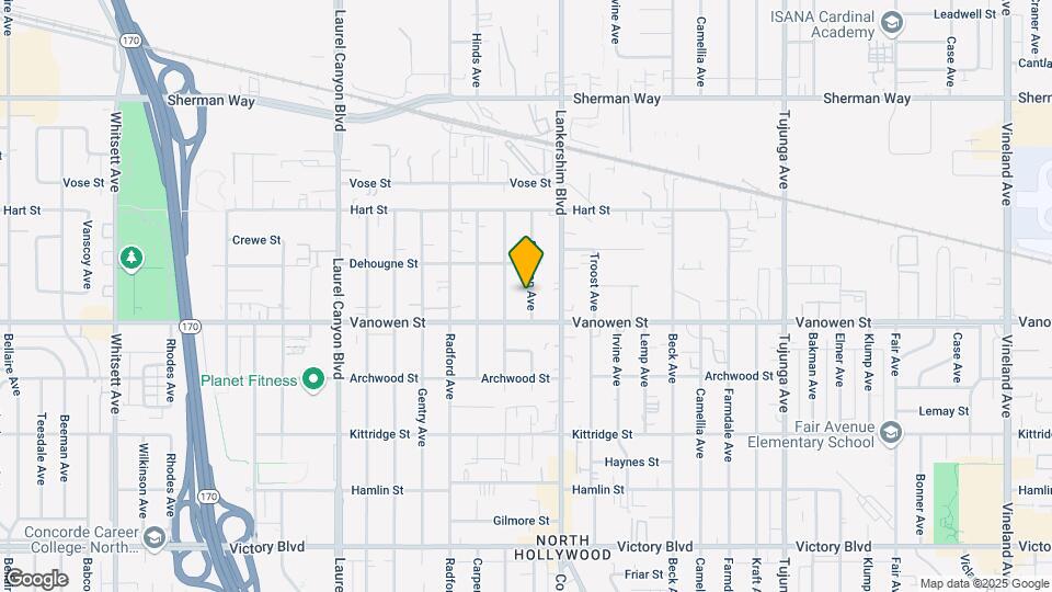 6829 Simpson Ave Map and Location Details