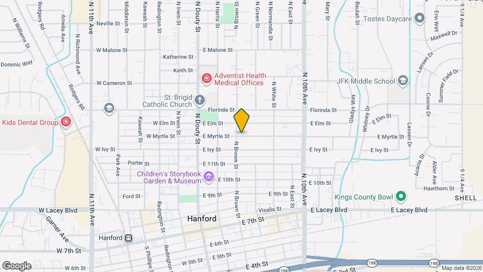 303 E Myrtle St Map and Location Details