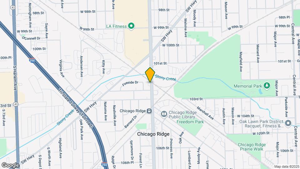 10210-10220 S Ridgeland Ave Mapa y Detalles de la Ubicación