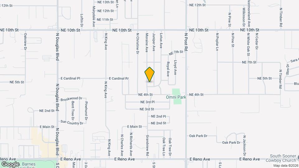 604 Moraine Ave Map and Location Details