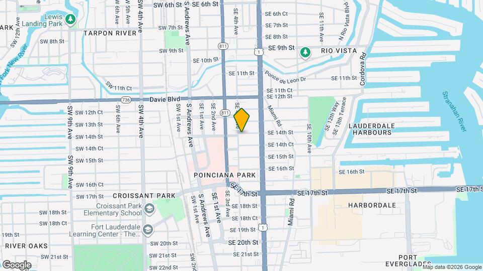 404 SE 14th St Map and Location Details