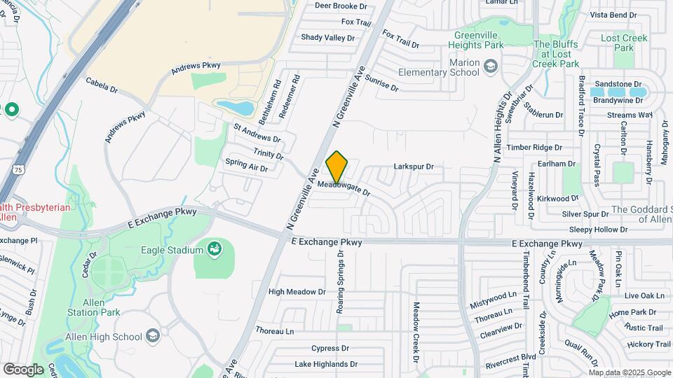 708 Meadowgate Dr Map and Location Details