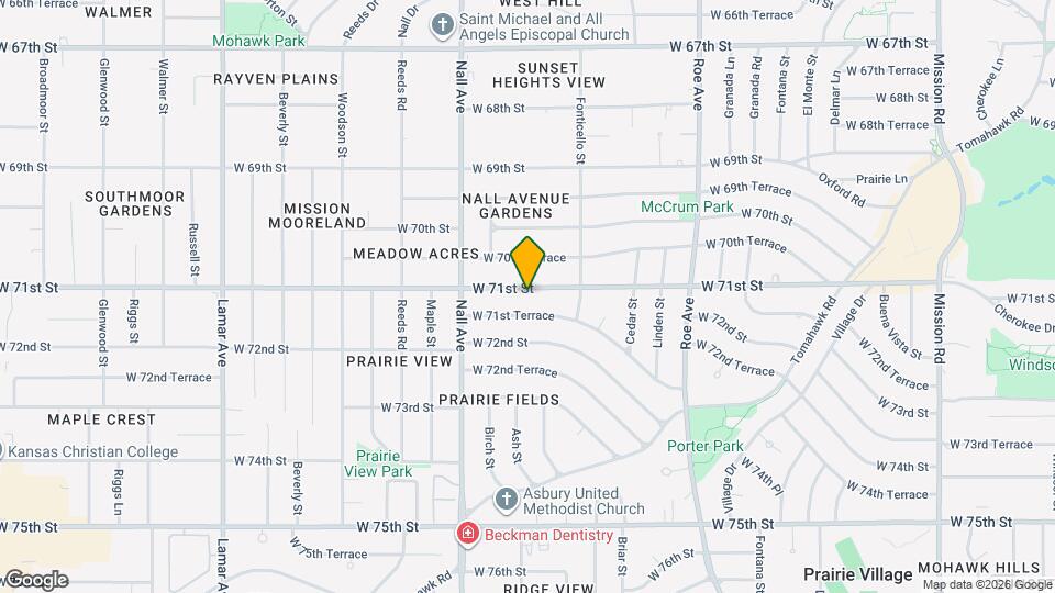 5221 W 71st St Map and Location Details