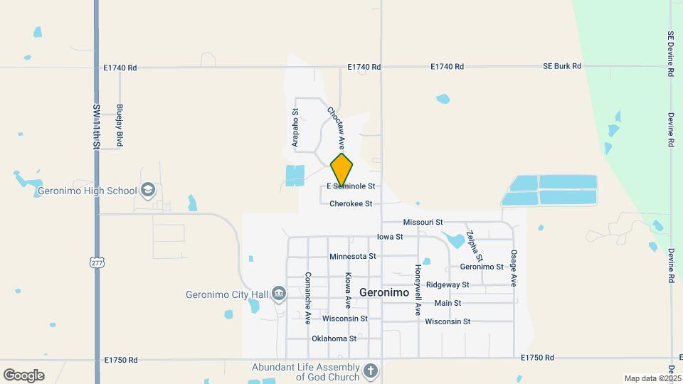 214 E Seminole St Map and Location Details