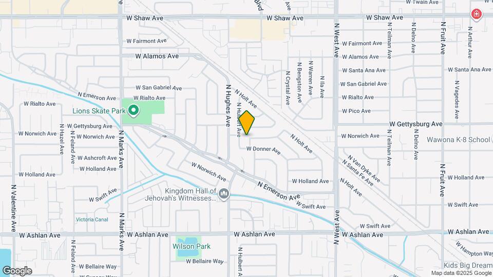 4557 N Sequoia Dr Map and Location Details