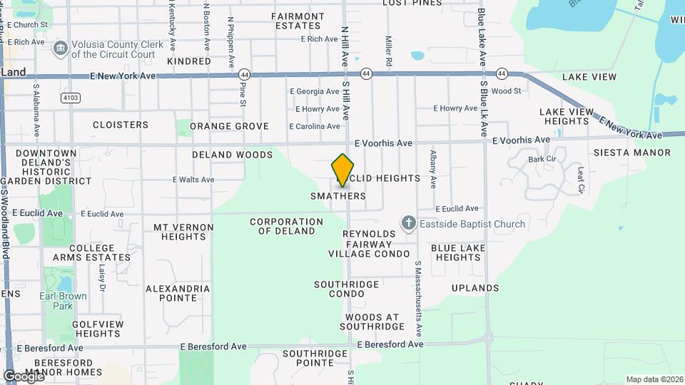 430 S Hill Ave Map and Location Details