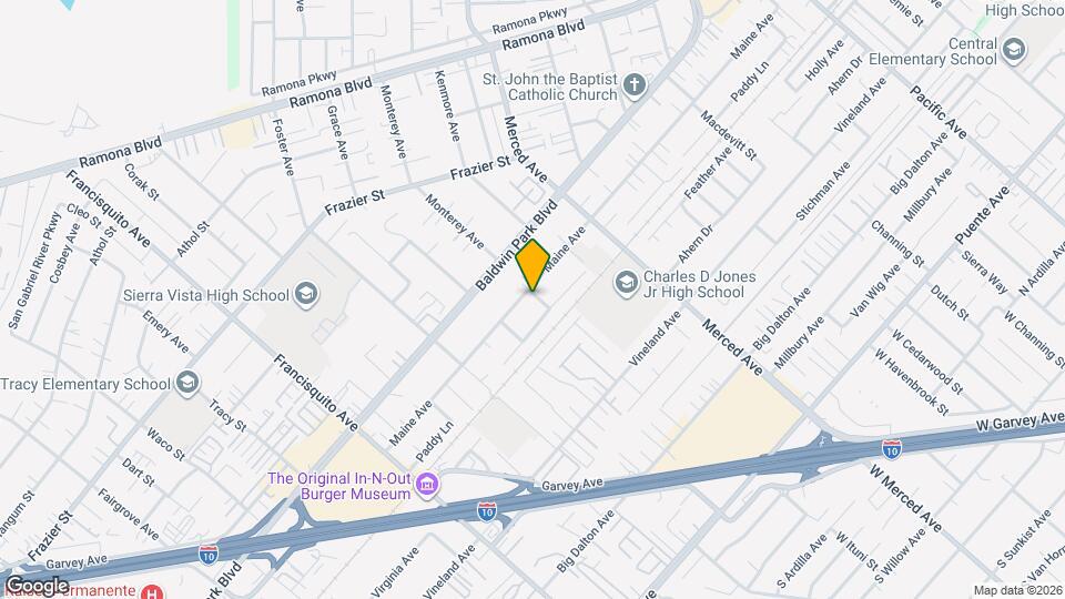 3438 Maine Ave Mapa y Detalles de la Ubicación